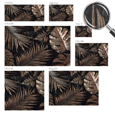 Fotografická tapeta do detskej izby Exotické listy