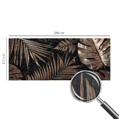 Fotografická tapeta do detskej izby Exotické listy