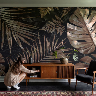 Fotografická tapeta do detskej izby Exotické listy