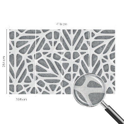 Samolepiaca fototapeta do obývačky Geometrická sieť