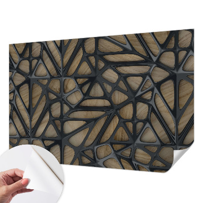 3D tapeta Drevená sieť