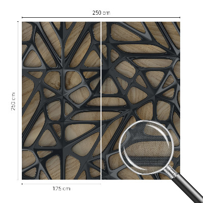 3D tapeta Drevená sieť