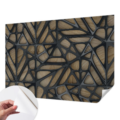 3D tapeta Drevená sieť