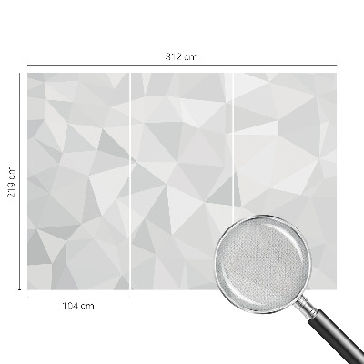 Samolepiaca fototapeta do spálne Trojuholníková mozaika