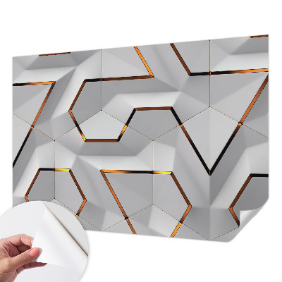 Fotografická tapeta do detskej izby Trojrozmerné vzory