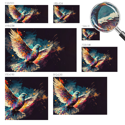 Samolepiaca fototapeta Farebný vták