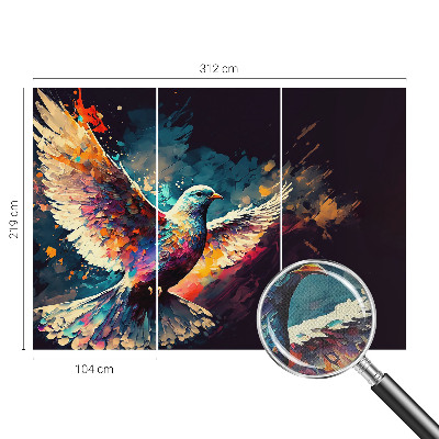 Samolepiaca fototapeta Farebný vták