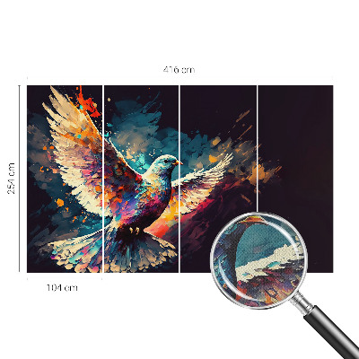 Samolepiaca fototapeta Farebný vták