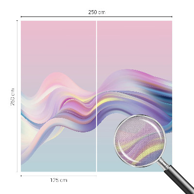 Fotografická tapeta samolepiaca Farebné vlny