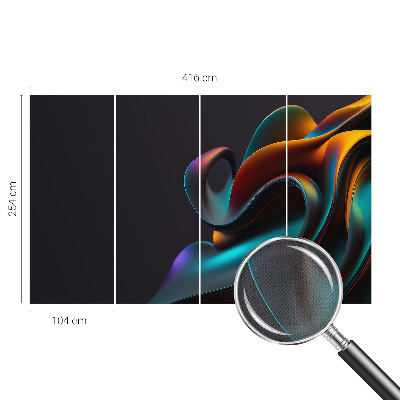 Samolepiaca fototapeta do obývačky Farebný vír