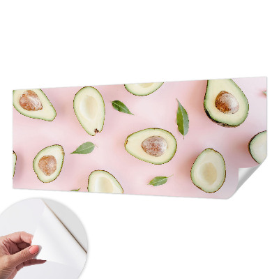 Samolepiaca fototapeta do spálne Zloženie avokáda