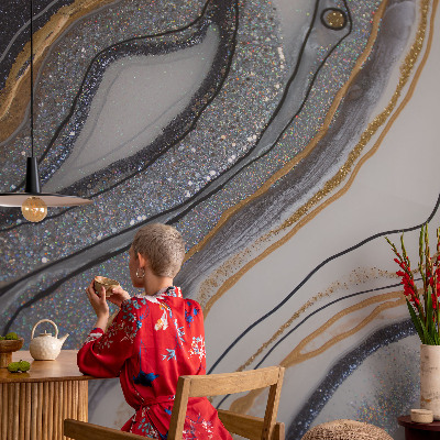 3D tapeta Kamenné vlny