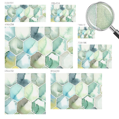 Detská fototapeta Pastelové šesťuholníky