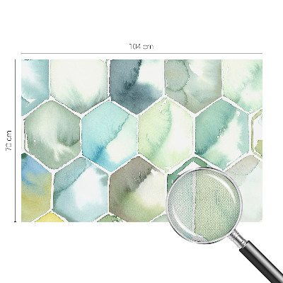 Detská fototapeta Pastelové šesťuholníky