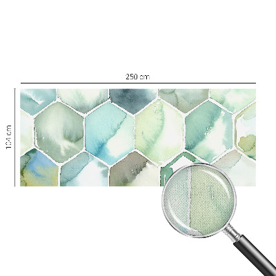 Detská fototapeta Pastelové šesťuholníky