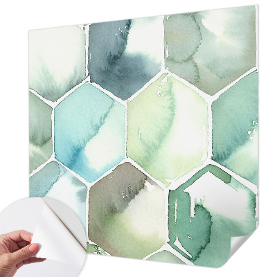 Detská fototapeta Pastelové šesťuholníky