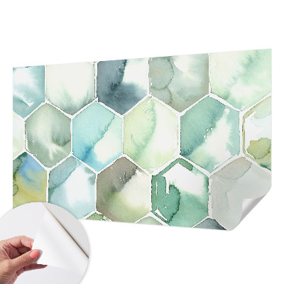 Detská fototapeta Pastelové šesťuholníky