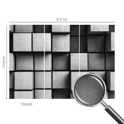 Detská tapeta Geometrické kocky