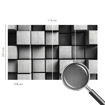 Detská tapeta Geometrické kocky