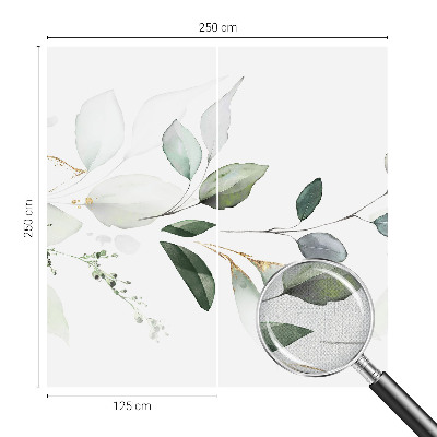 Tapety na stenu samolepiace Zelené listy