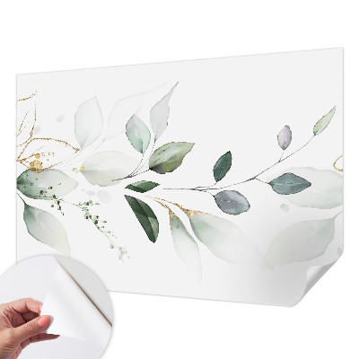 Tapety na stenu samolepiace Zelené listy