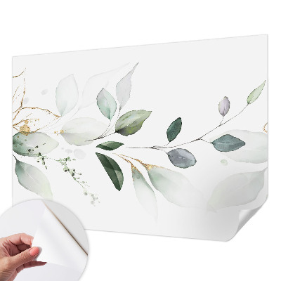 Tapety na stenu samolepiace Zelené listy