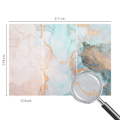 Samolepiaca fototapeta do obývačky Akvarelové vlny