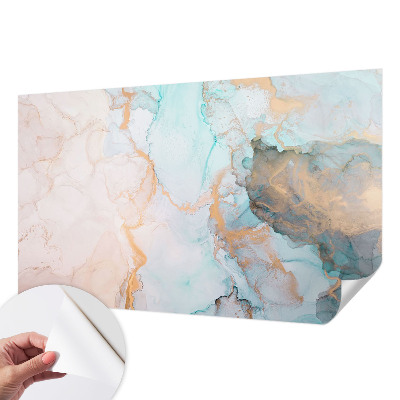 Samolepiaca fototapeta do obývačky Akvarelové vlny