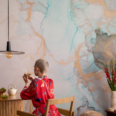 Samolepiaca fototapeta do obývačky Akvarelové vlny