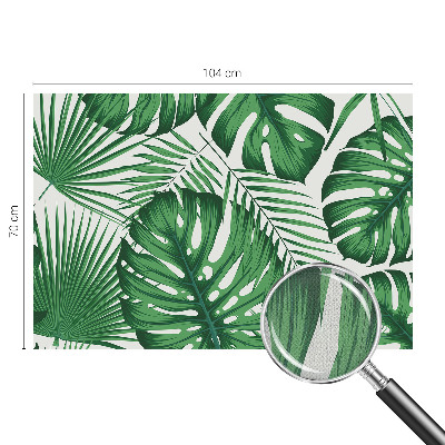 Samolepiaca fototapeta do spálne Tropické listy