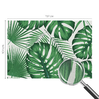 Samolepiaca fototapeta do spálne Tropické listy