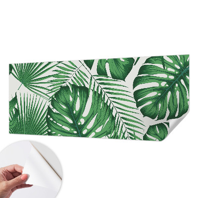 Samolepiaca fototapeta do spálne Tropické listy