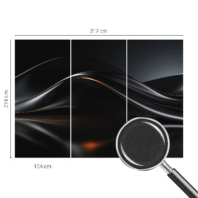 Detská fototapeta na stenu Metalické vlny