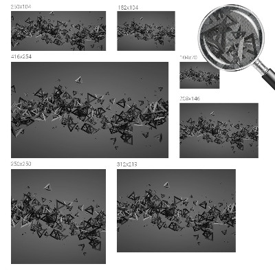 Fotografická tapeta do detskej izby Geometrické abstrakcie