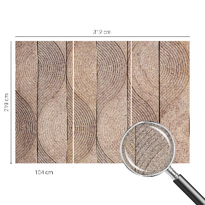 Fototapeta pre dievča Vlny dreva