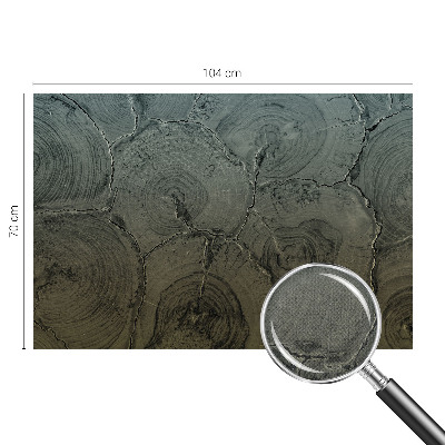 Fotografická tapeta samolepiaca Drevené krúžky