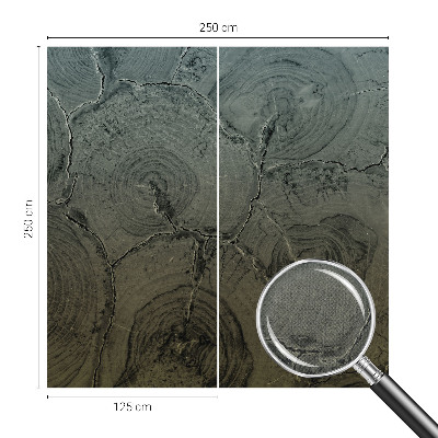 Fotografická tapeta samolepiaca Drevené krúžky