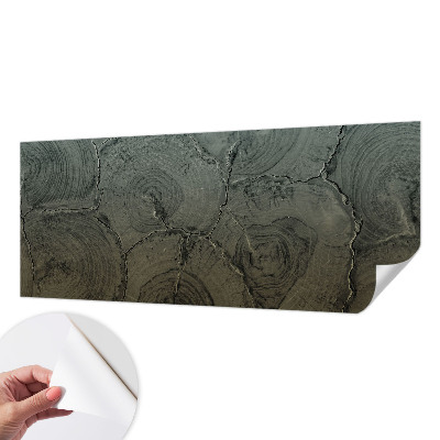 Fotografická tapeta samolepiaca Drevené krúžky