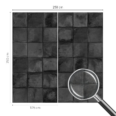 Samolepiaca fototapeta do detskej izby Sivé dlaždice