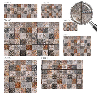 3D fototapeta Ornamentálne dlaždice