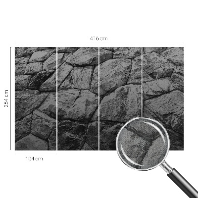 3D tapeta na stenu Kamenné textúry