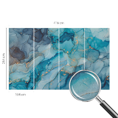 Fototapeta do detskej izby Modrá abstrakcia