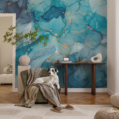 Fototapeta do detskej izby Modrá abstrakcia