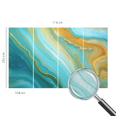 Tapeta do detskej izby Abstraktné vlny