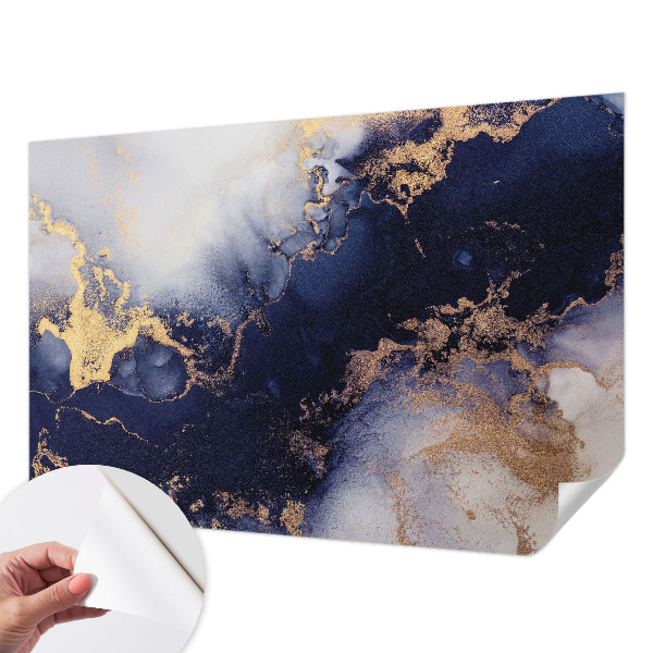 Detská tapeta Tmavomodré vlny