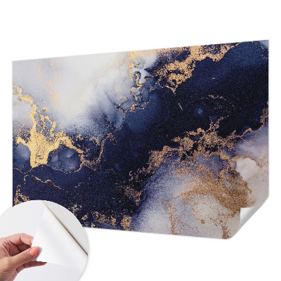 Detská tapeta Tmavomodré vlny