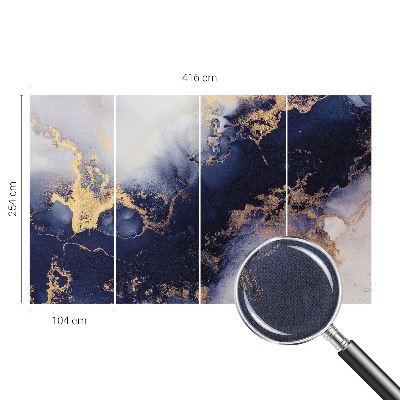 Detská tapeta Tmavomodré vlny