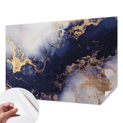 Detská tapeta Tmavomodré vlny