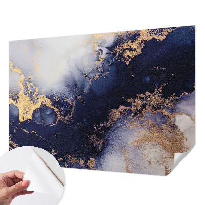 Detská tapeta Tmavomodré vlny