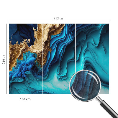 Moderná tapeta na stenu Energetické vlny